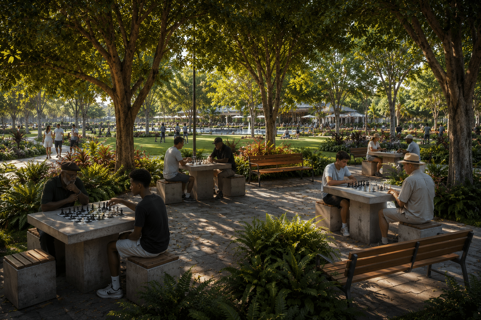 ECAHLI community park and shared green space