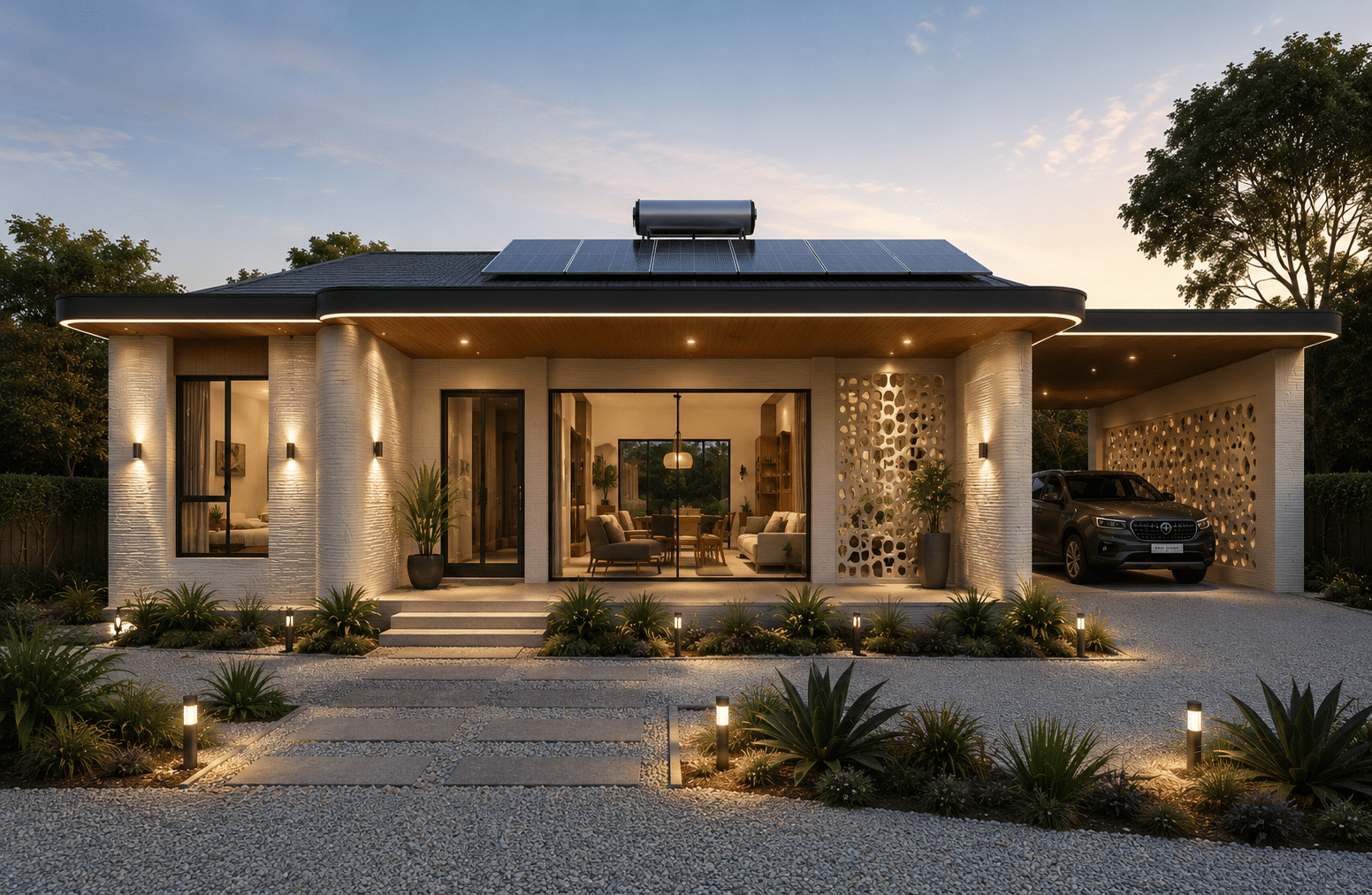 ECAHLI sustainable home exterior