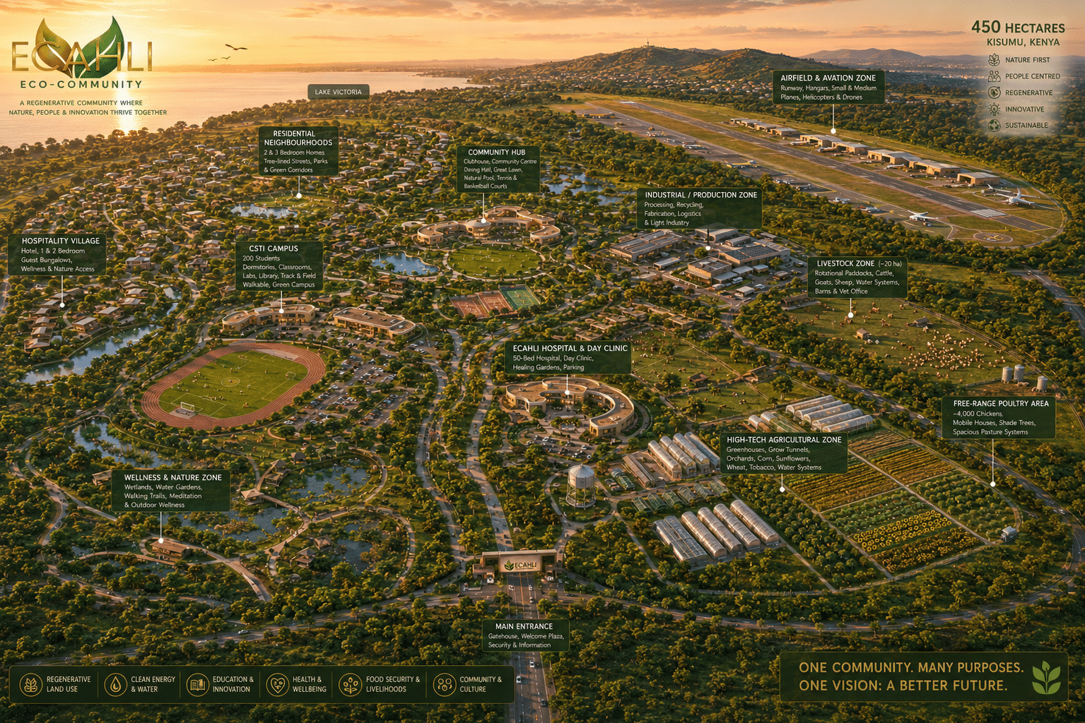 ECAHLI community design concept for Kisumu, Kenya